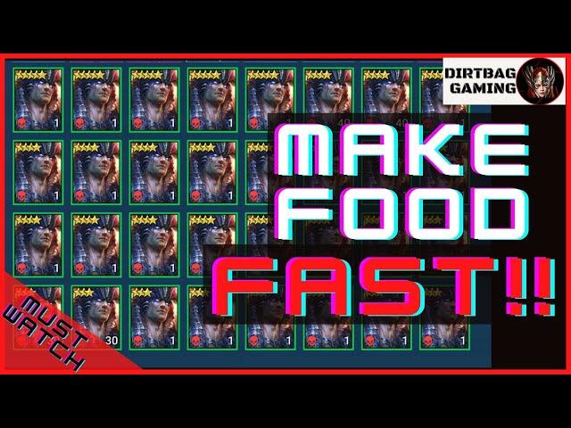 Fastest Way To Farm Food | All Levels! | Cheapest Farming Tips | Raid Shadow Legends