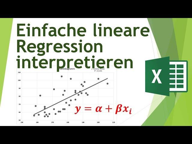 Einfache lineare Regression in Excel rechnen - Daten analysieren in Excel (7)