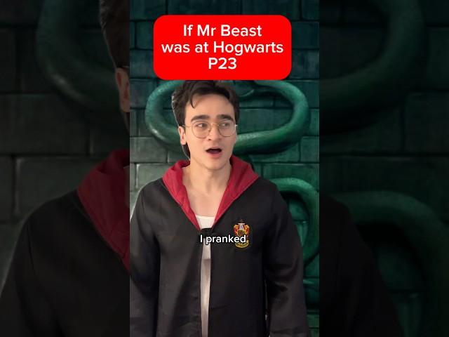 If Mr Beast was at Hogwarts P23 #harrypotter #sketch #comedy