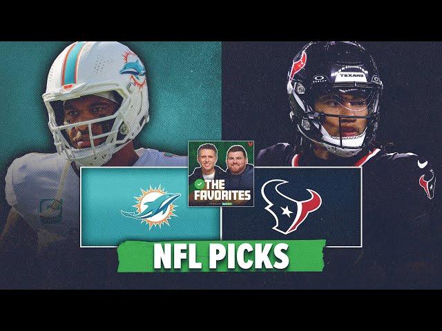 Miami Dolphins vs Houston Texans BEST BETS! NFL Picks & Predictions | The Favorites Podcast