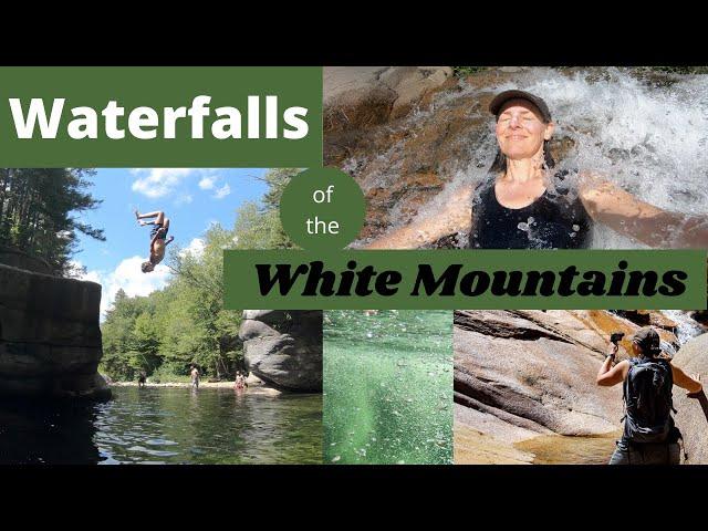 Waterfalls of the White Mountains in New Hampshire