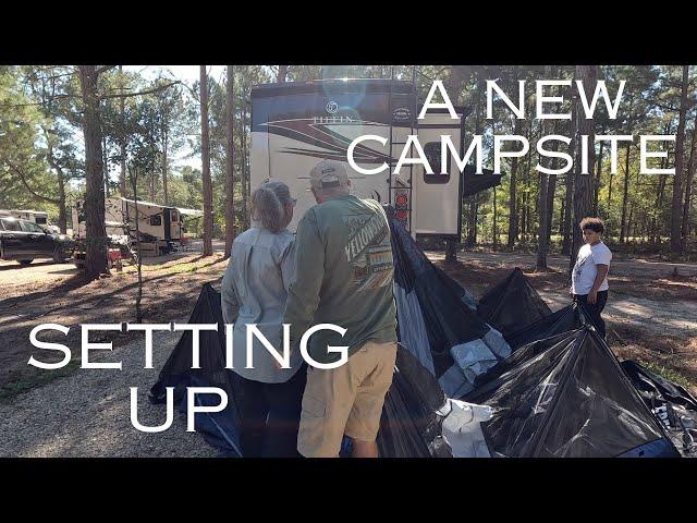 RVLIFE: Setting Up A New Campsite in SC #workcamping @deerfamy662 #SC #rvlife #travel #camping #rv