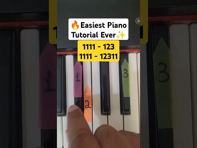 The Easiest Piano Tutorial Ever 