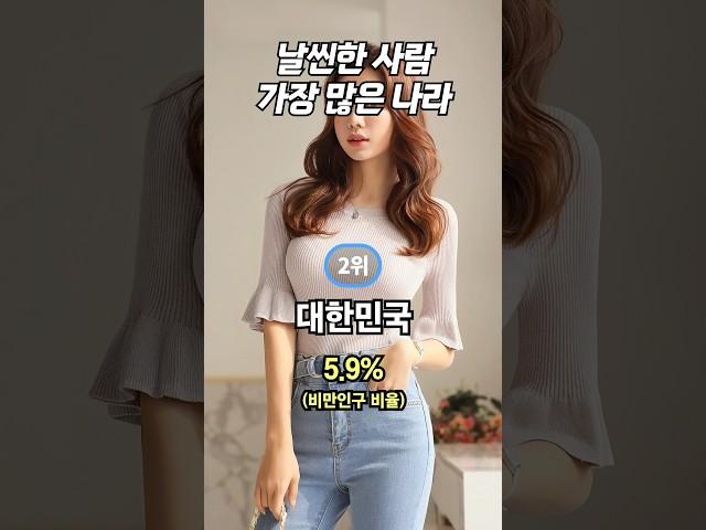 날씬한 사람이 가장 많은 선진국 Top 10…2위 대한민국, 1위는?
