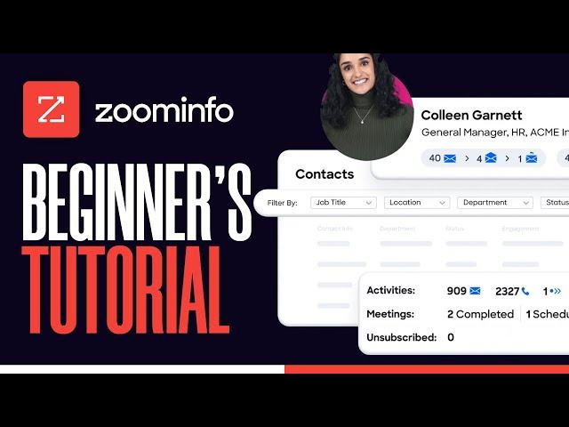 Zoominfo Tutorial For Beginners (2025)