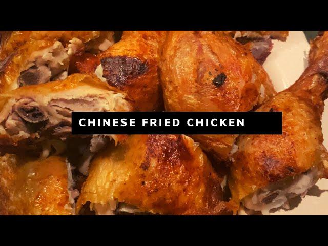 Chinese fried chicken- Surinaamse- tjauw min- vlees- kip voor tjauw min