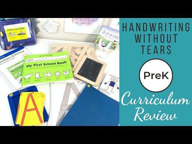 Handwriting Without Tears for Preschool - Curriculum Review