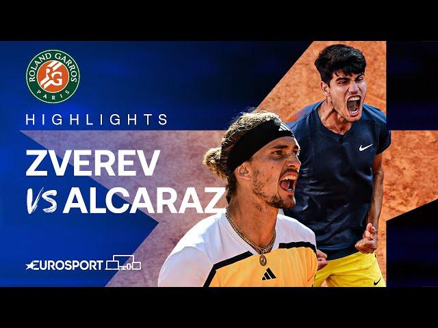 Alexander Zverev vs Carlos Alcaraz | Final | French Open 2024 Extended Highlights 