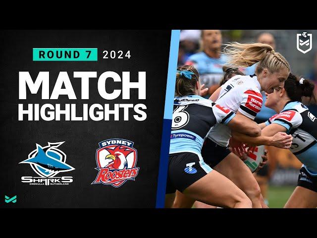 NRLW 2024 | Sharks v Roosters | Match Highlights