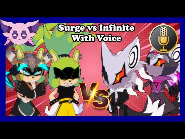 Sonic Forces: Lv 16 Surge(Valhalla) Vs Lv 16 Infinite (Warlock) With Voice