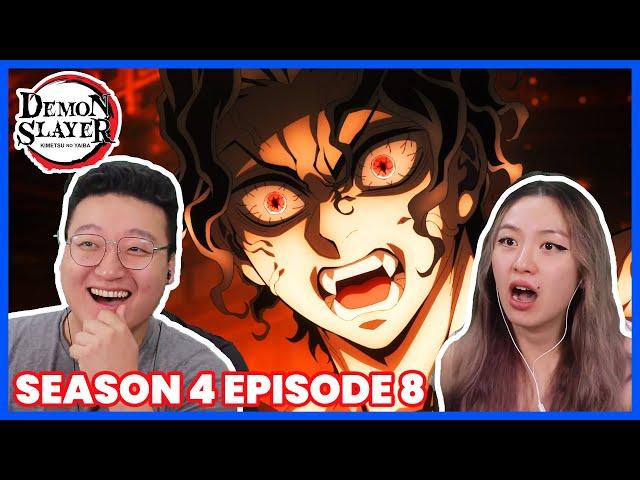 HASHIRA'S UNITE! SO CINEMATIC!  | Demon Slayer Season 4 Episode 8 Couples Reaction & Discussion