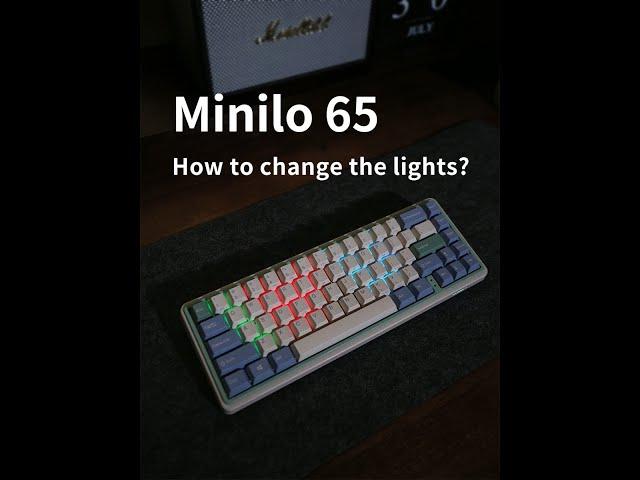 How to change the lights on your keyboard?