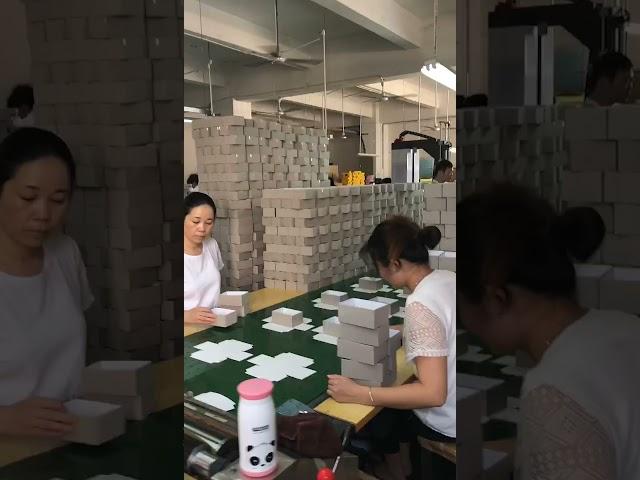 Rigid Box Making Line Gift Box Machine Rigid Box Wrapping Machine Gluing Machine