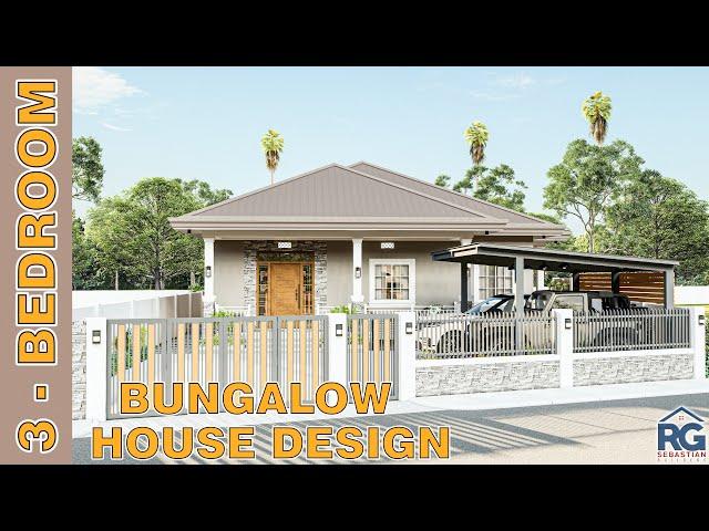 3 - Bedroom Bungalow House Design