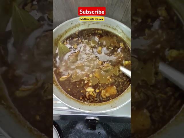 Maa ne banaya mutton kala masala rassa curry fry Alani soup #maa #mutton #fry #cooking #food #shorts