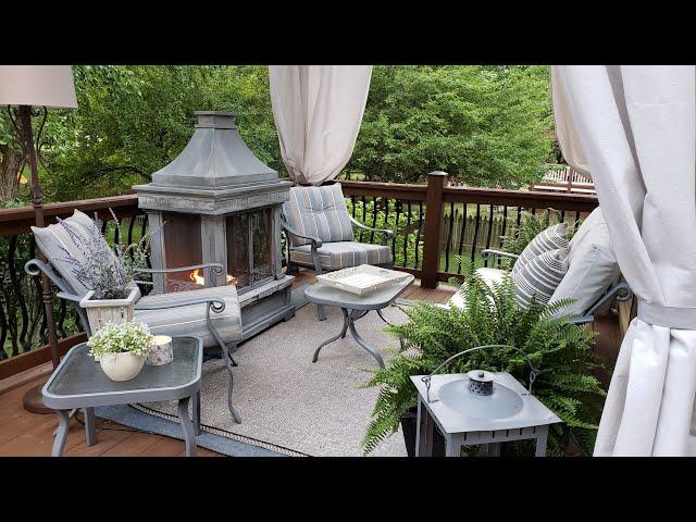 Diy Outdoor Deck Makeover & Tour | Beautiful Transformation On A Budget