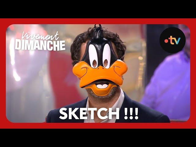 SKETCH !!! Ben & Arnaud Tsamère sur le braquage du Ritz ! - Vivement Dimanche 4 février 2018