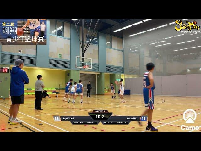 翱翔青少年籃球邀請賽 2024-11-23 彩榮路體育館 U12組別 TOP1 YOUTH VS AMAX U12 Q1