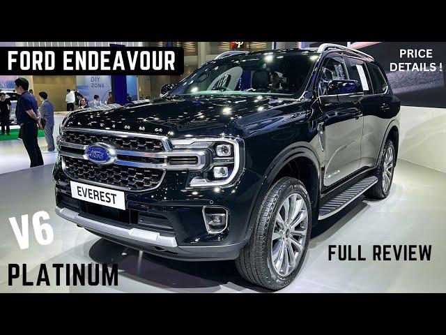 2024 Ford Endeavour Platinum 7-Seater SUV | BIG Sunroof, New Engine, Interiors, Features | ENDEAVOUR