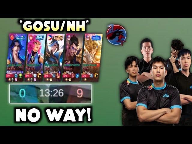 NO WAY! 0?!! GOSU/NH DESTROYED THE NEW C9 LINEUP. . .