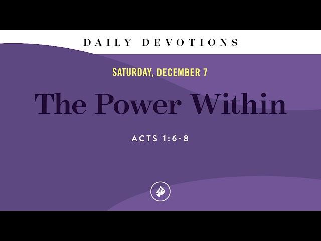 The Power Within – Daily Devotional