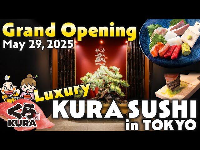 【Tokyo】 New Upscale Kura Sushi in Japan / Conveyor belt sushi restaurant Muten-Kura
