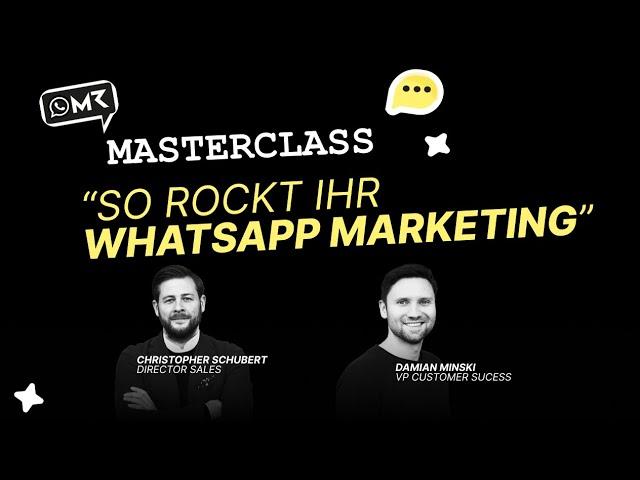 #OMR23 Masterclass: How to rock Whatsapp Marketing