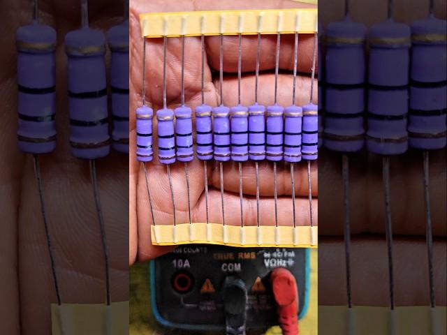 how to calculate the resistance value of four bands with brown, black, black and gold colors.