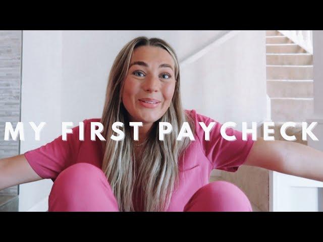 HOW MUCH I MAKE AS A NEW GRAD REGISTERED NURSE | my first paycheck + ER night shift differential