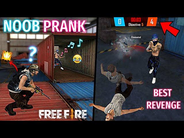 Noob Adam Prank .Free Fire  ACTING LIKE A NEW PLAYER THEN REVENGE 