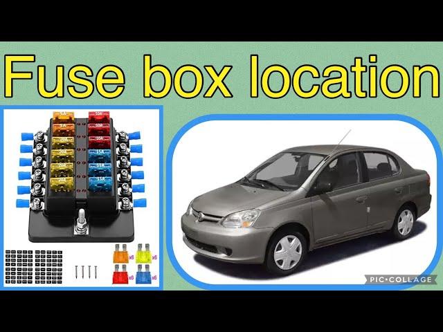 Fuse box location on a 2005 Toyota Echo