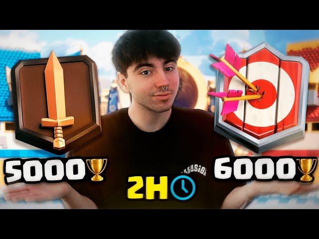 ¡CÓMO SUBIR DE 5000 A 6000 COPAS EN CLASH ROYALE!