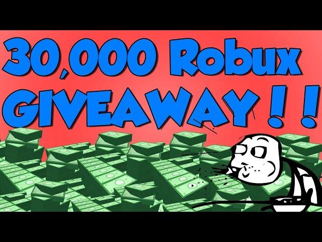 MASSIVE ROBLOX GIVEAWAY! ROBUX GIVEAWAY FREE ROBUX! ZeroOneTV