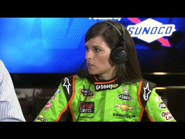 Danica Patrick gives interviewer a hard time