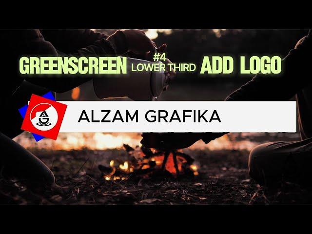 Free Green Screen Lower Third + How to Add Your Logo Tutorial