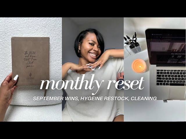 Vlog: Monthly Reset, September Wins, Toiletries Restock, Grocery Shopping, Cleaning