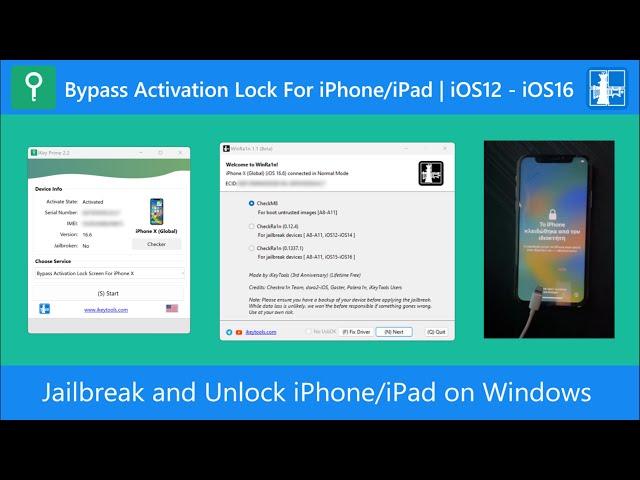  Jailbreak and Unlock iPhone/iPad on Windows Tutorial | iOS12 - iOS16  (2023)