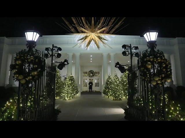 First Lady takes ABC7 on tour of Biden administration's final White House holiday display