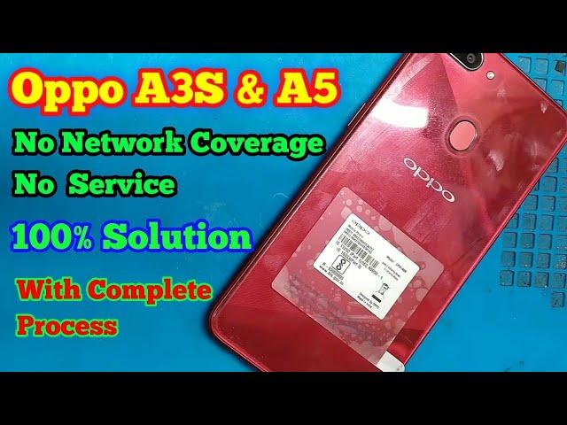 Oppo A3S & A5 | No Network Coverage & No Service Problem | 100% Solution | Prime Telecom |