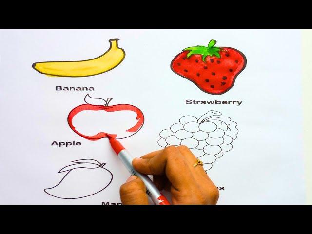 Fruits and Colors for Kids | Learn Fruit Names with Colors | Fun Learning for Kids | Preschool Fun