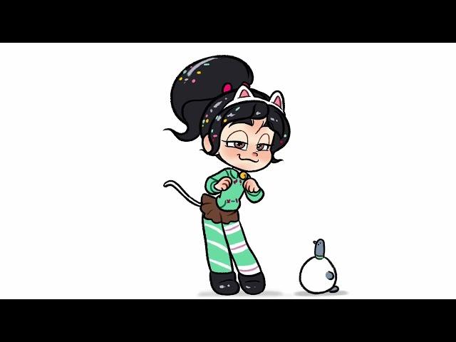 vanellope sad cat dance !