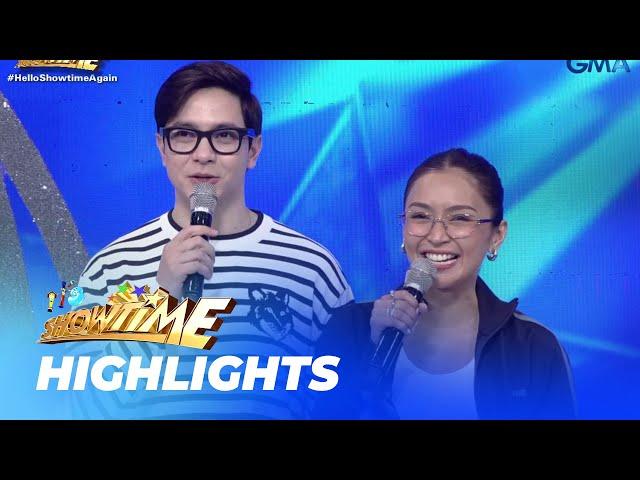 It's Showtime: Hello, Love, Again stars Alden at Kathryn, bumisita sa ‘It’s Showtime’!