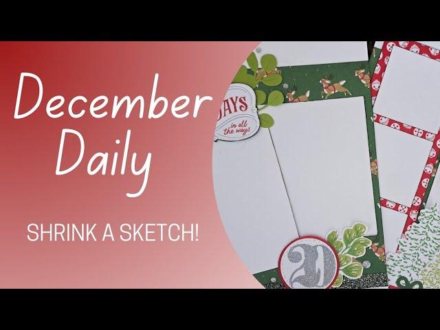 December Daily//Shrink a Sketch!