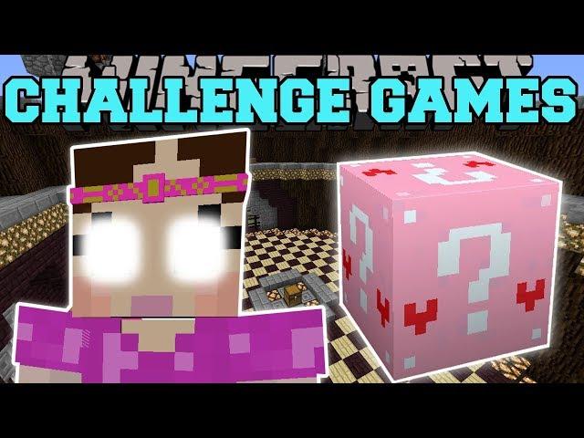 Minecraft: GIANT JEN CHALLENGE GAMES - Lucky Block Mod - Modded Mini-Game