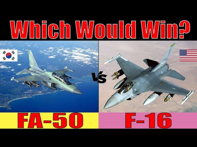 FA-50 vs F-16: Which is better?