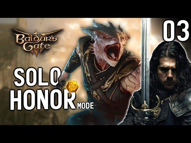 Baldur's Gate 3 Solo Honour Mode Live Let's Play Pt. 3: Headshots