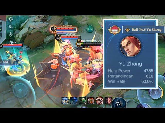 JANGAN PERNAH REMEHKAN MUSUH DI RANK TINGGI , MESKIPUN KALIAN PLAYER SOLO  || YU ZHONG GAMEPLAY