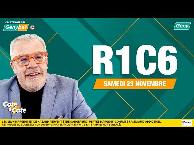 PRONOSTICS COURSES VINCENNES (R1-C6) | 23/11/2024 | COTE & COTE GENY COURSES AVEC GENYBET