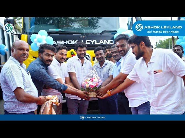 Ashok Leyland | Delivered our latest range of N2825 Tippers to SNA Earthmovers