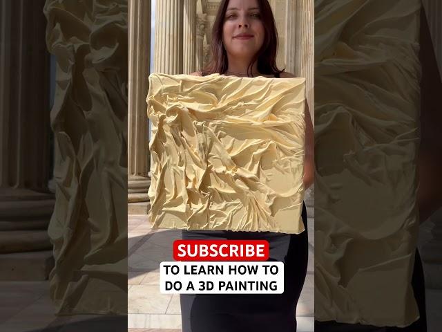 EASY 3D PAINTING  #fabricpainting #plasterart